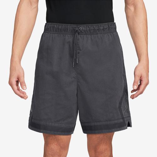 Jordan Mens Jordan Essential Statement Washed Diamond Shorts - Mens Grey/Grey Product Image