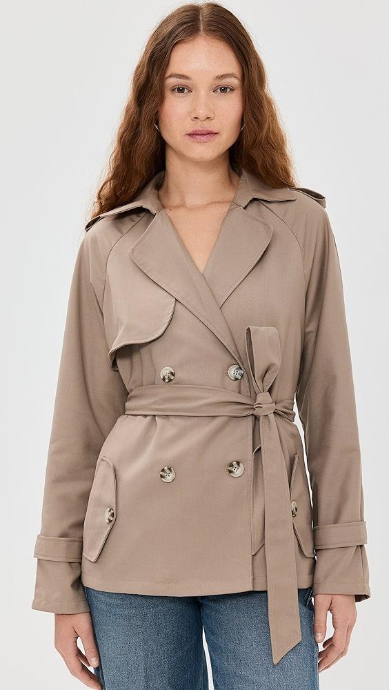 Lioness Cropped Trencherous Coat | Shopbop Product Image