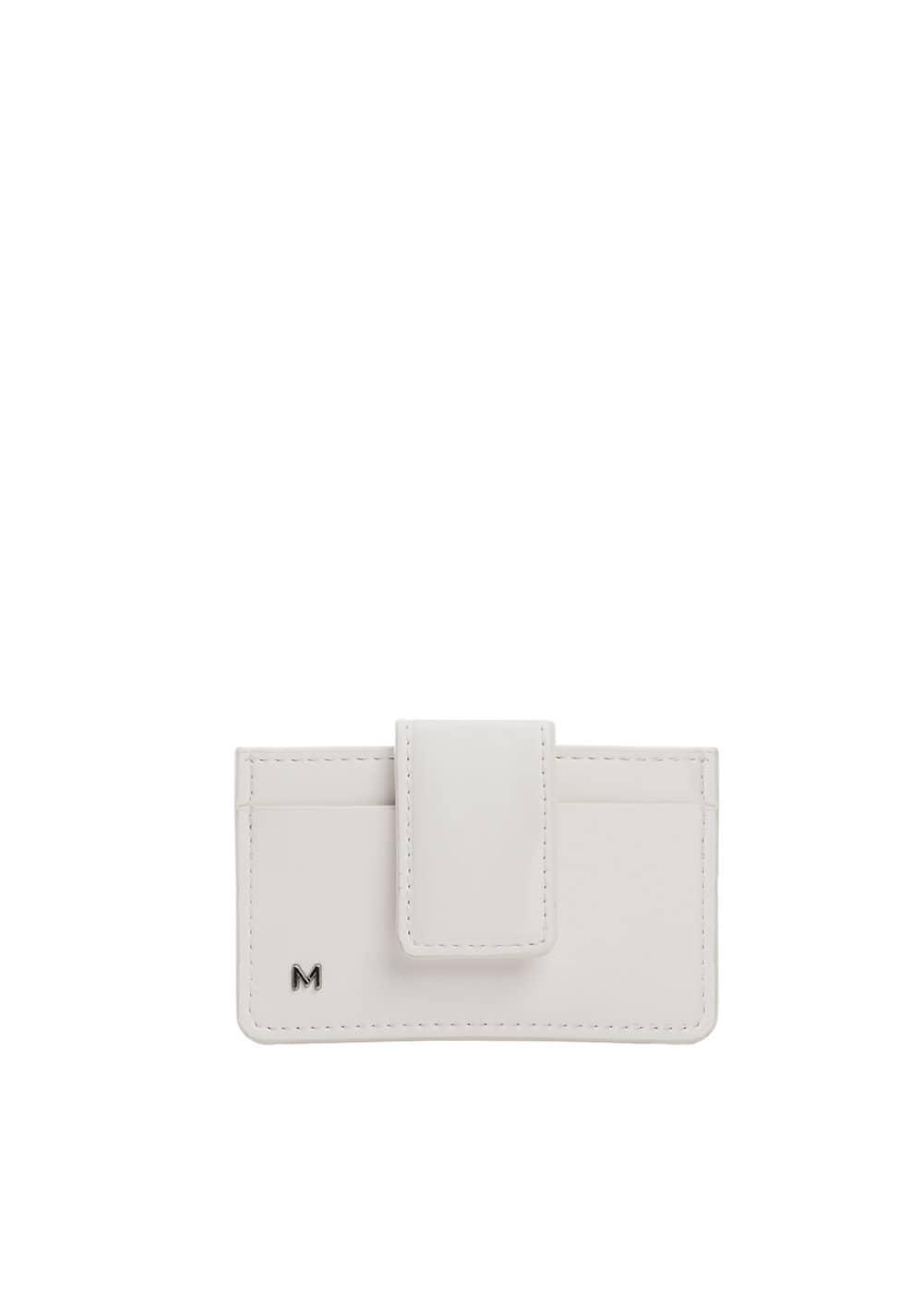 MANGO - Card holder with flap and logo - One size - Women Product Image