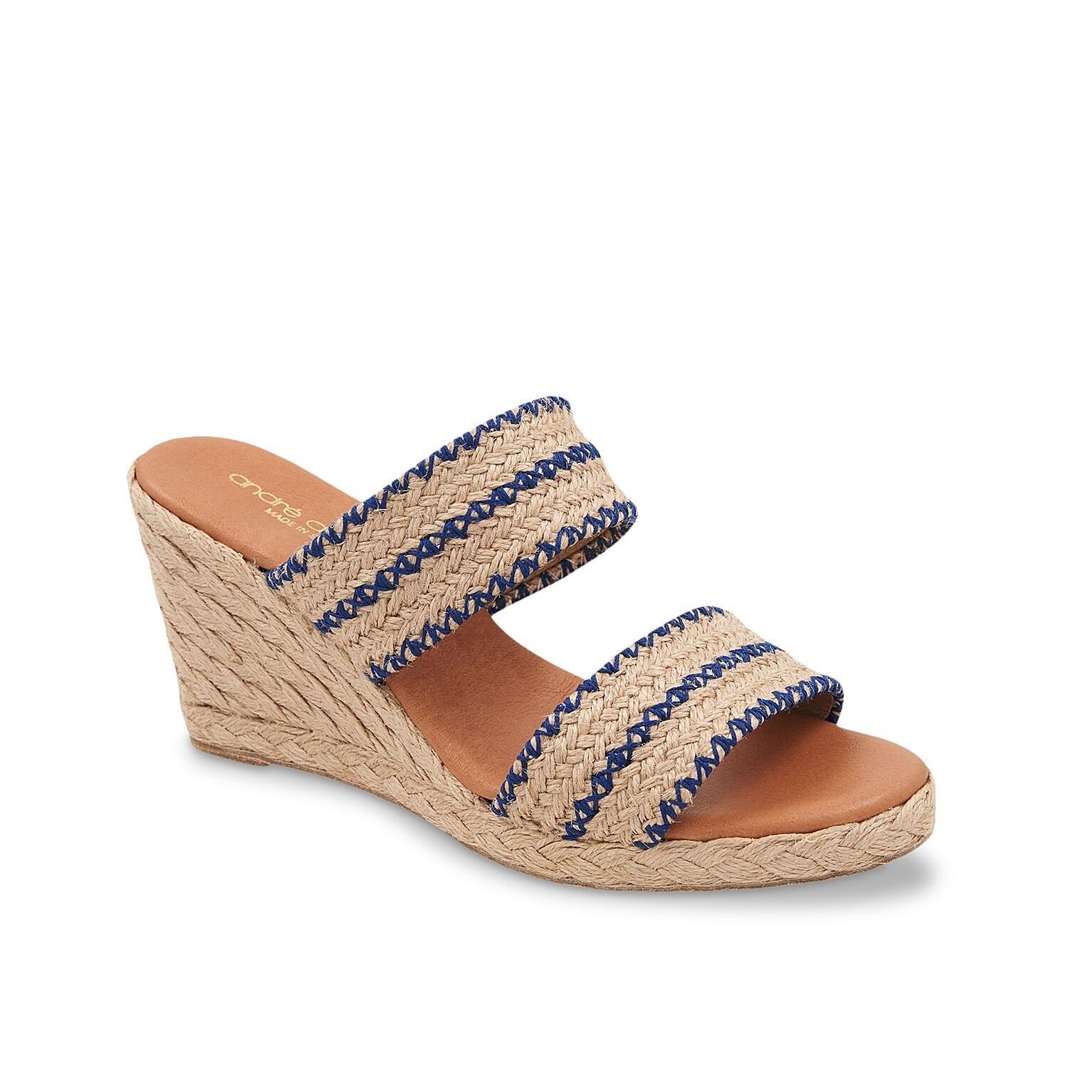 Andre Assous Nori Braided Multi Raffia Espadrille Slip Product Image