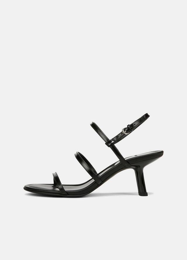 Josie Leather Strappy Heeled Sandal Product Image