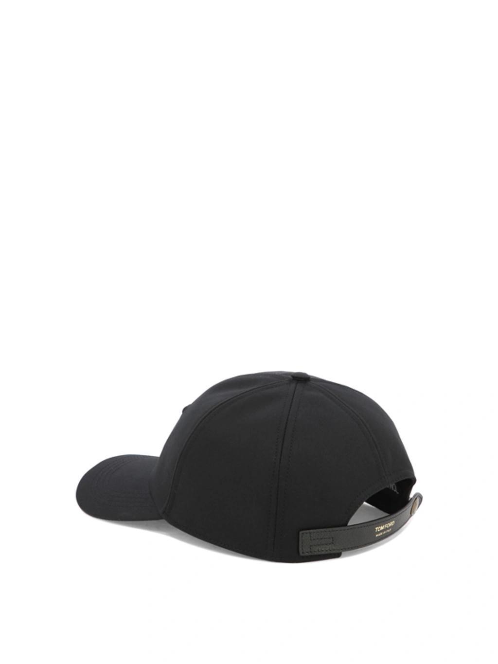 Baseball Cap With Logo In Black Product Image