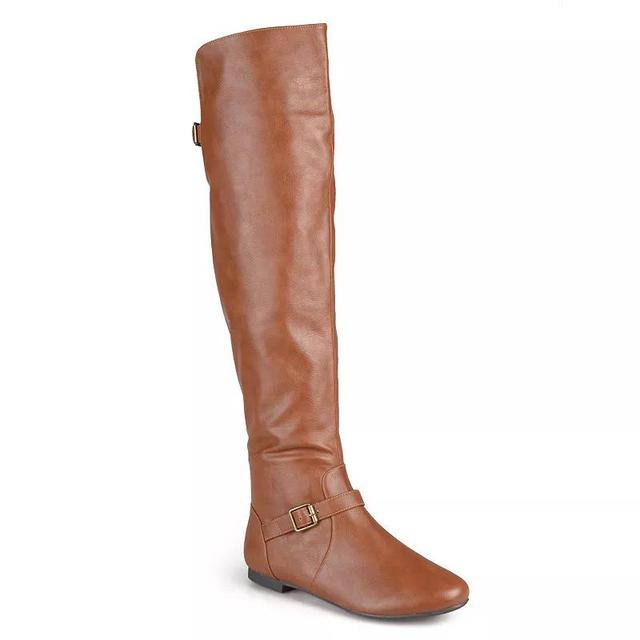 Journee Collection Loft Womens Knee-High Riding Boots, Girls Brown Product Image