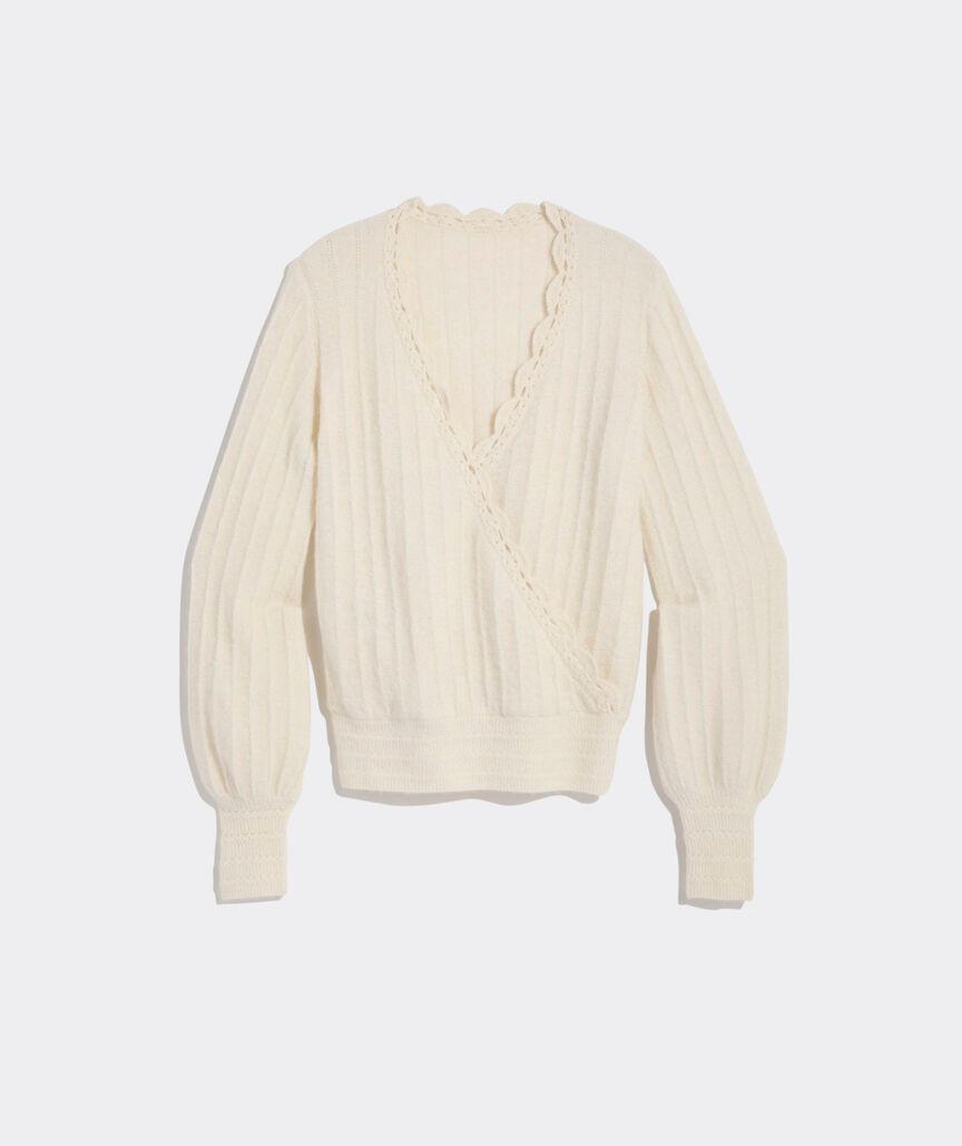 Reversible Luxe Wrap Sweater Product Image