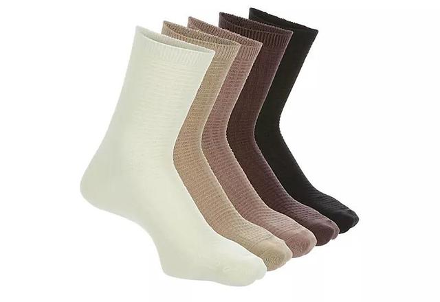 Xappeal Womens Waffle Quarter Socks 5 Pairs Product Image