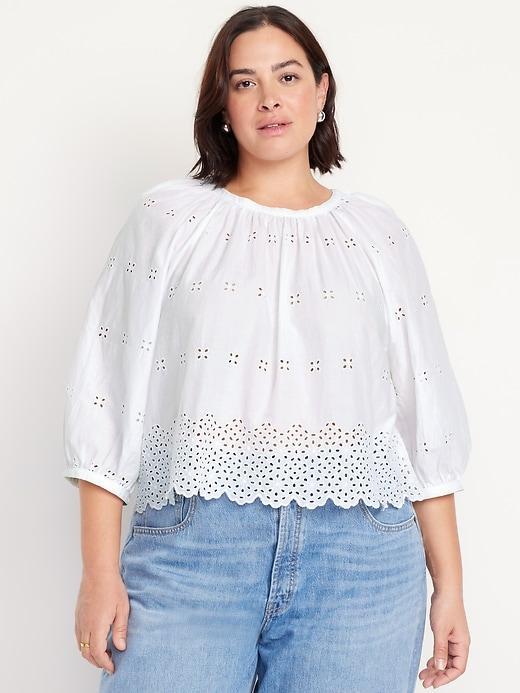 Perforated Cropped Top Product Image