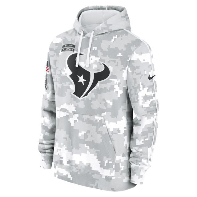 Houston Texans Salute to Service Primary Edge Club Nike Mens NFL Pullover Hoodie Product Image