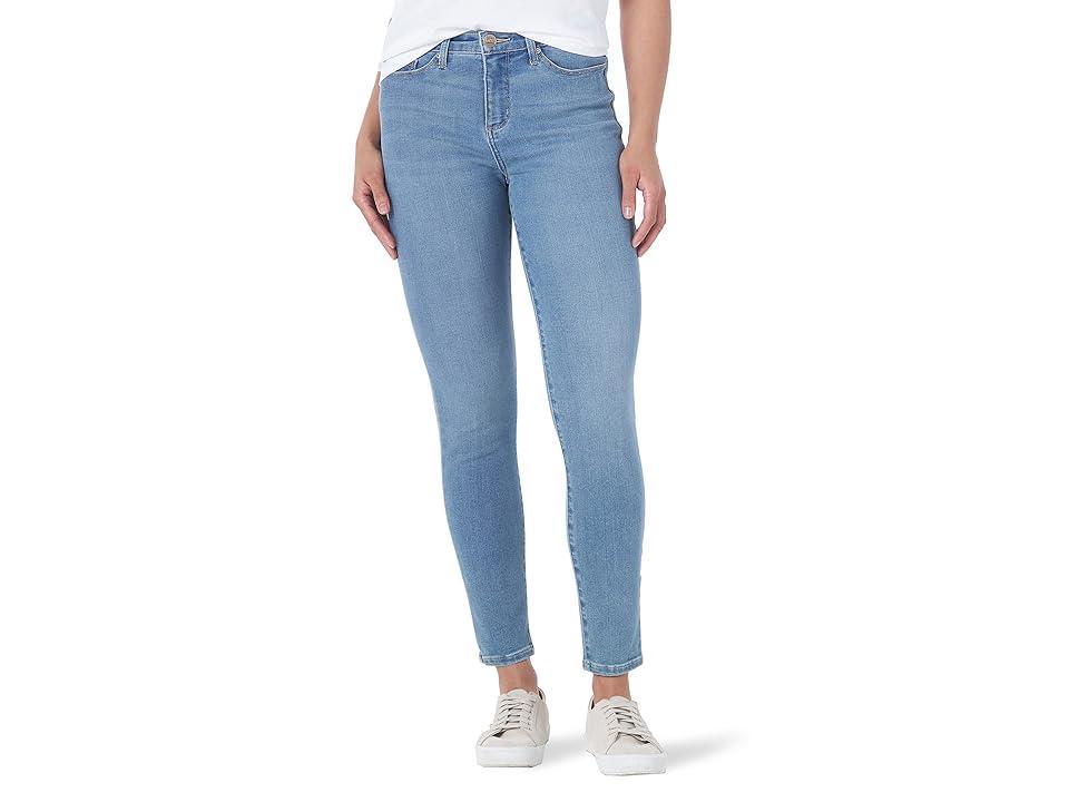 Lee Sculpting Slim Fit Skinny Leg Jeans Mid-Rise (Anchor) Women's Clothing Product Image