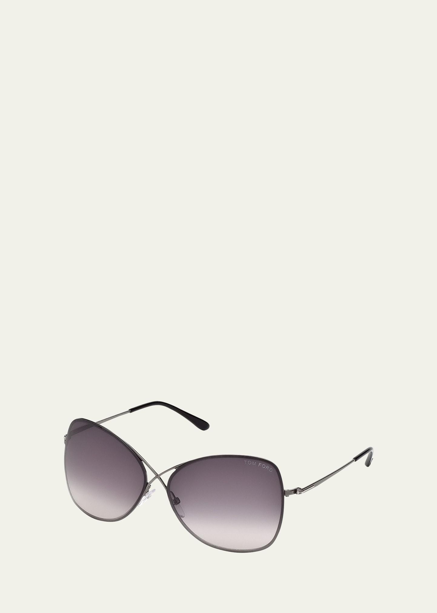 Colette 63MM Rimless Aviator Sunglasses Product Image