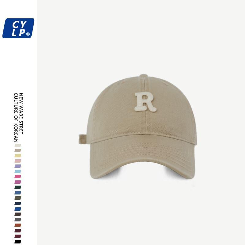 Lettering Applique Baseball Cap Product Image