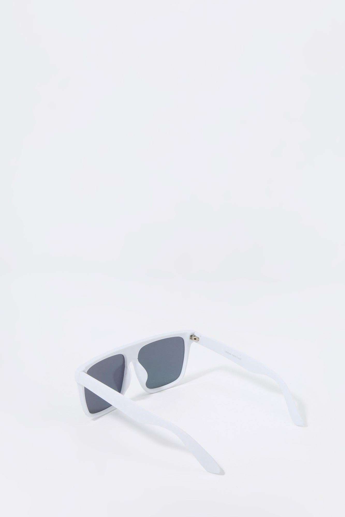 Square Shield Tinted Sunglasses Male Product Image