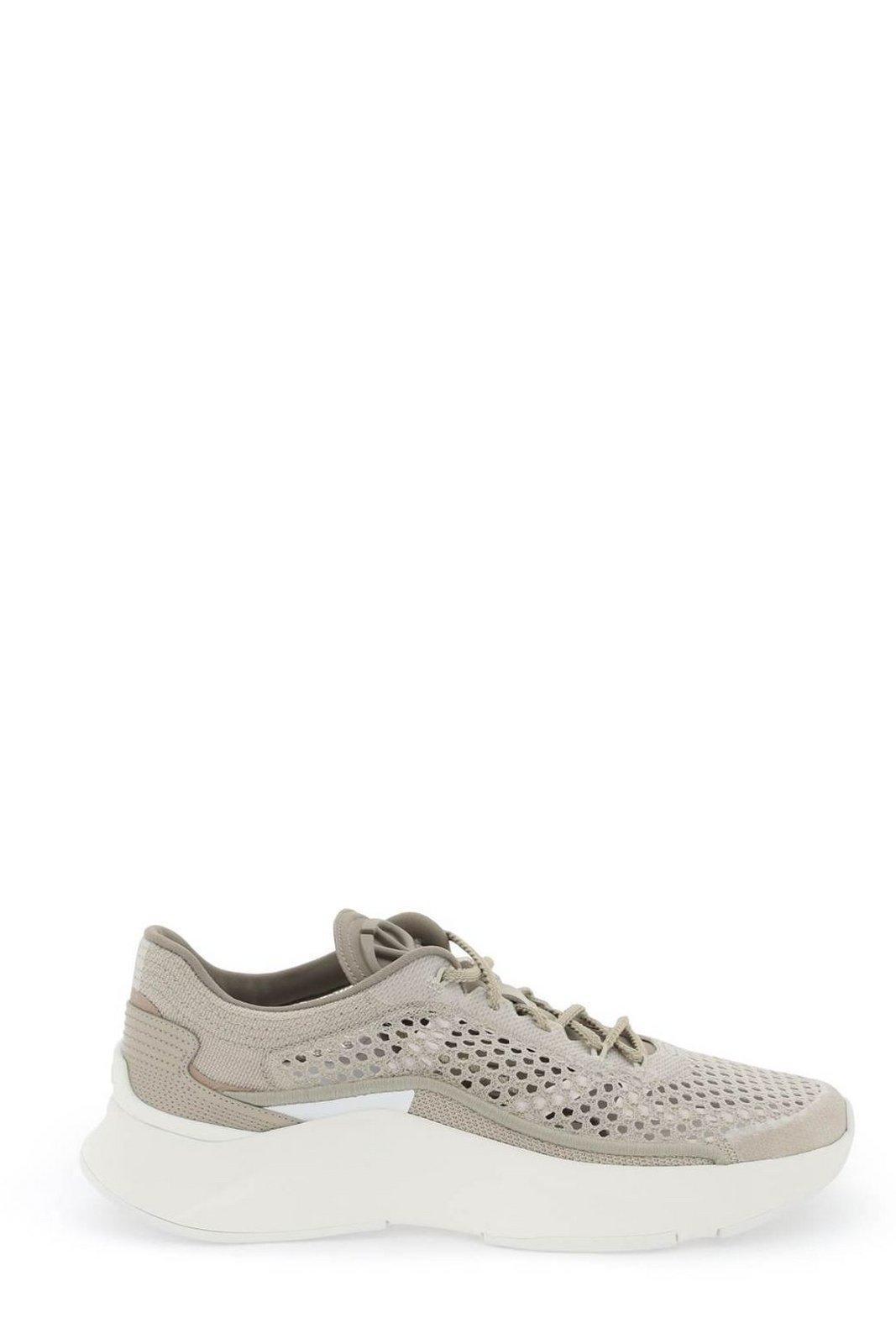 True Actress Sneakers In Mesh And Leather In Multicolor Product Image