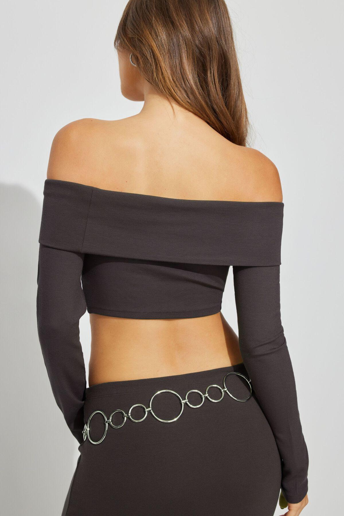 Kayla Foldover Off Shoulder Top Product Image