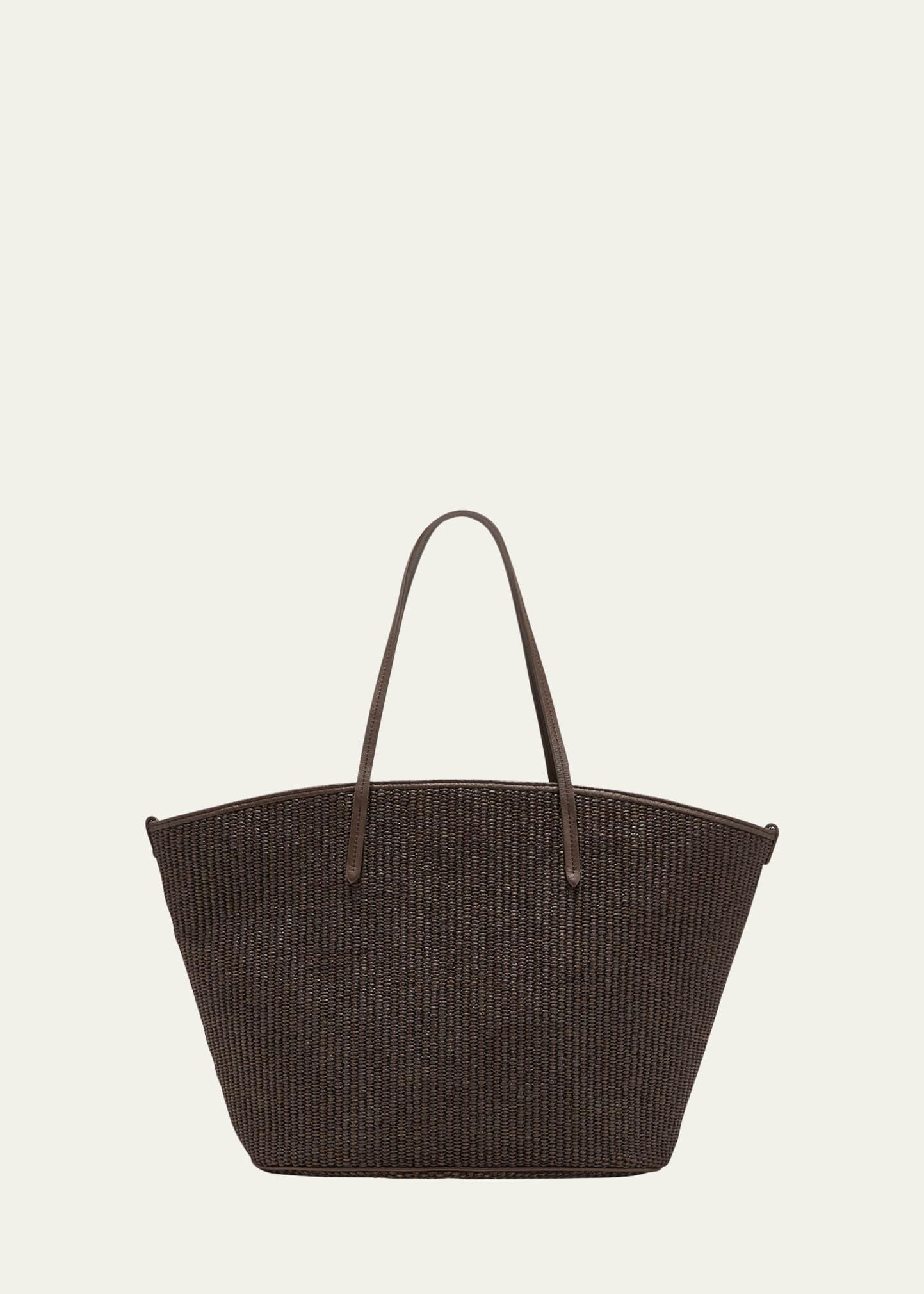 Womens Techno Cotton Raffia Shopper Bag with Monili Product Image