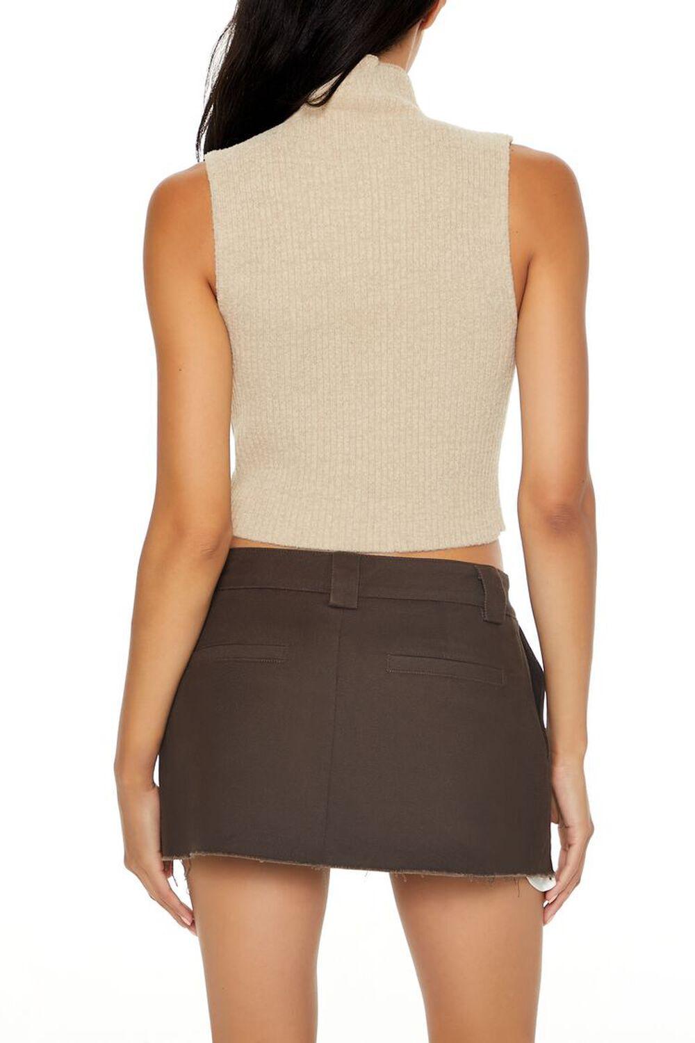 Sweater-Knit Turtleneck Crop Top | Forever 21 Product Image