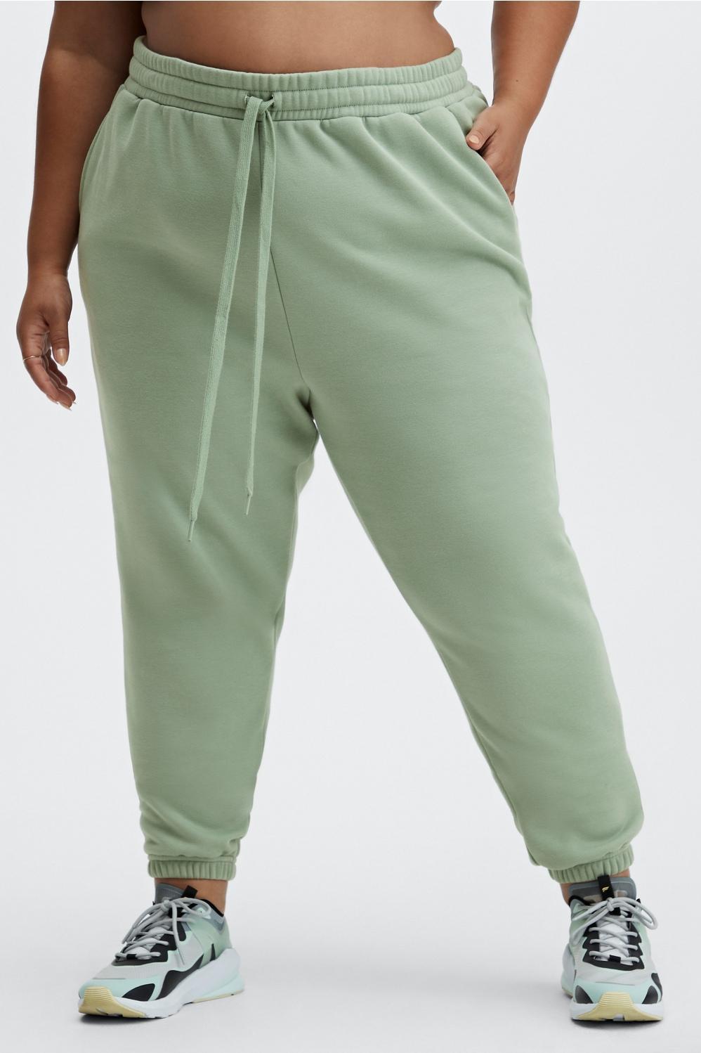 Fabletics Go-To Sweatpant Womens green plus Size 4X product image