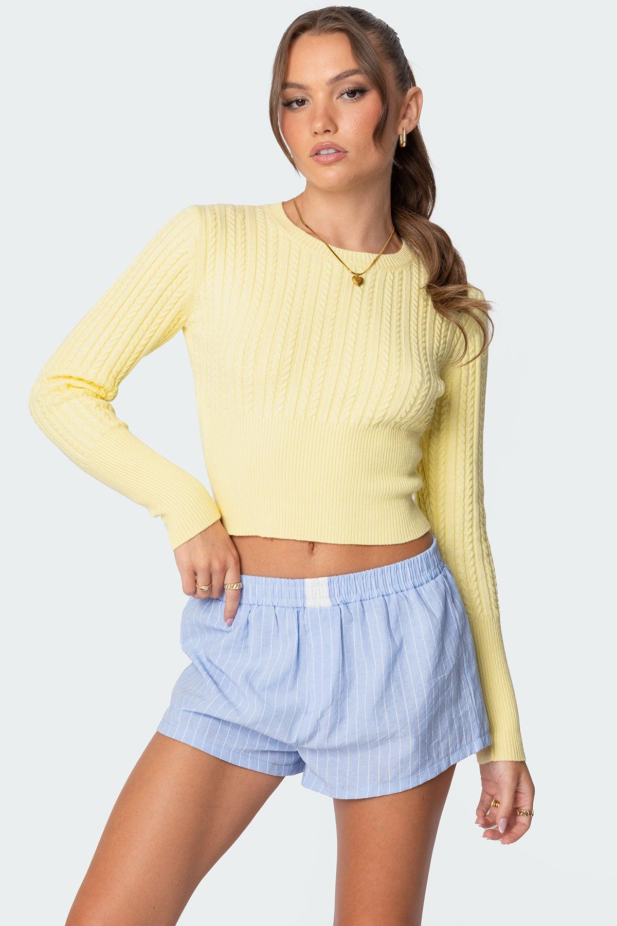 Mallory Cable Knit Sweater Product Image