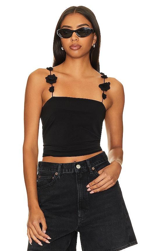 Ballata Top With Flower Straps Product Image