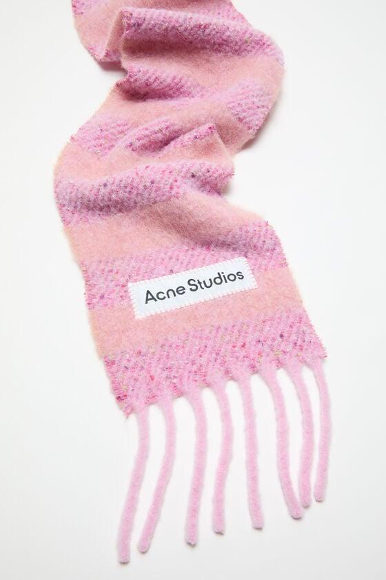 Stripe alpaca scarf - Narrow Product Image