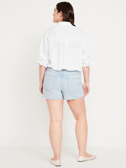 High-Waisted OG Jean Cut-Off Shorts Product Image