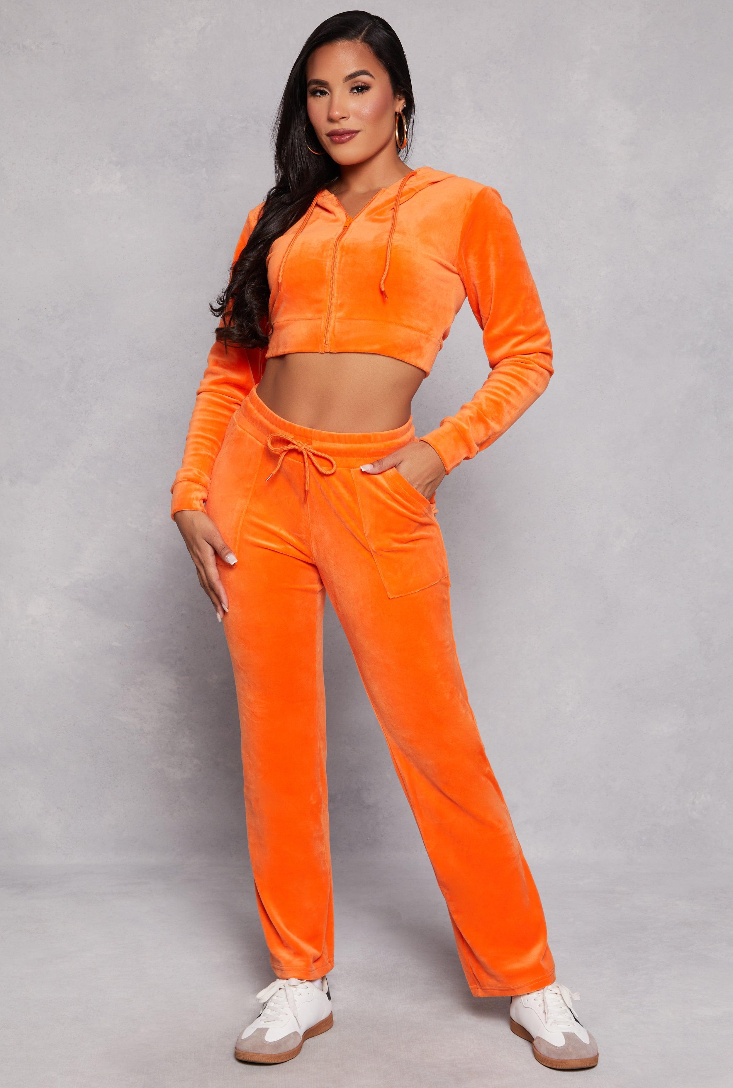 Womens Velour Drawstring Waist Sweatpants Product Image