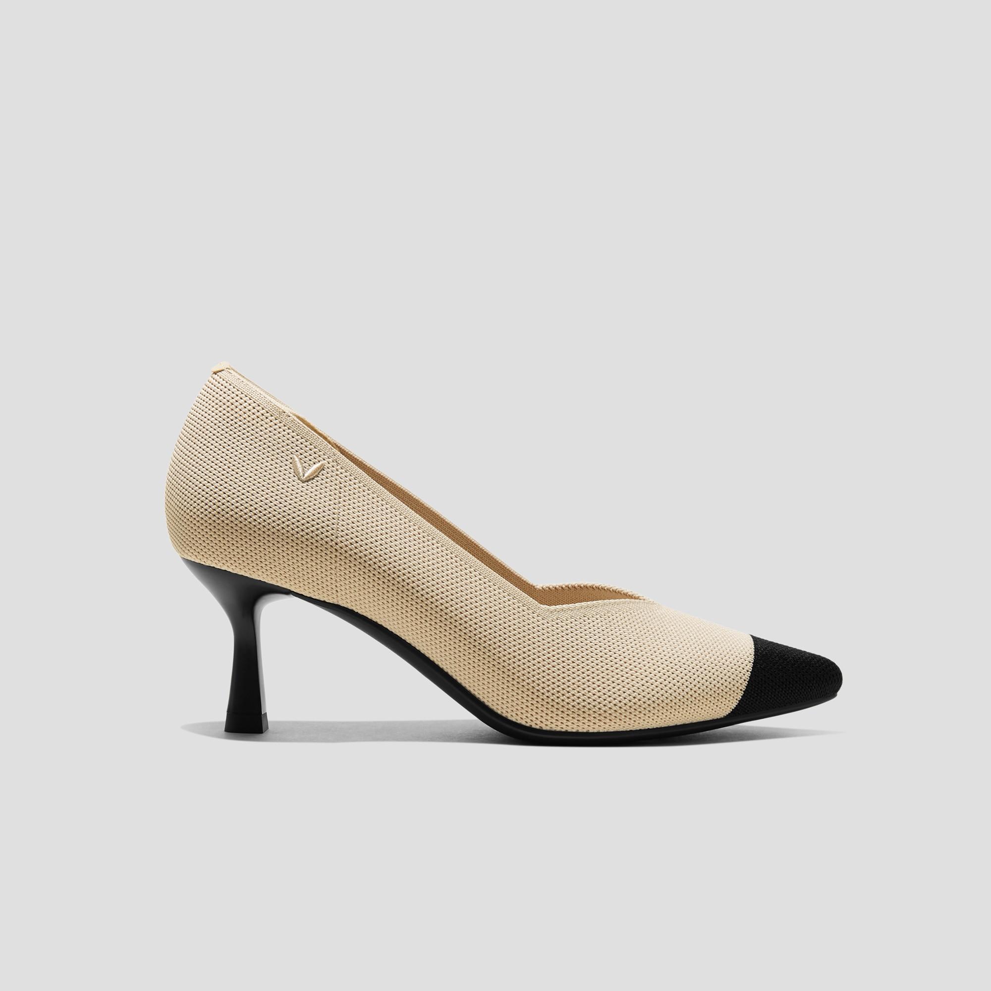 Pointed-Toe Mid Heels (Anna) Product Image