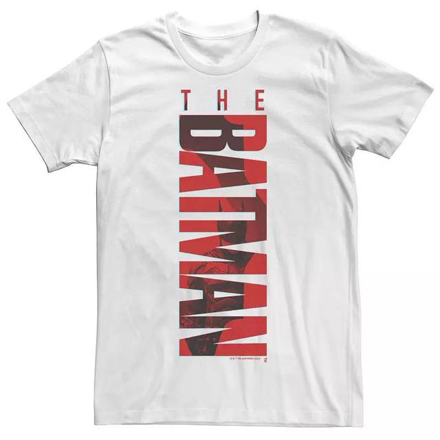 Mens DC Comics The Batman Red Layer Poster Tee Product Image