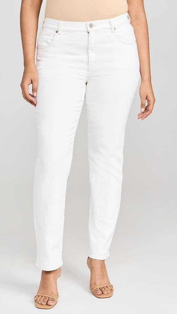 ABRAND 95 Stovepipe Bianco Jeans | Shopbop Product Image