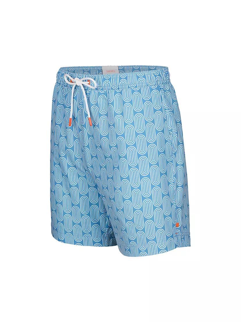 Gia Geometric Swim Shorts Product Image