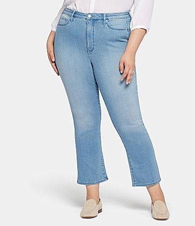 NYDJ Plus Size High Rise Slim Bootcut Ankle Jeans Product Image