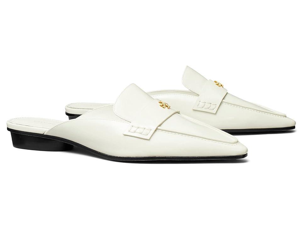 Tory Burch Pointed Backless Loafer (Pearl) Women's Shoes Product Image