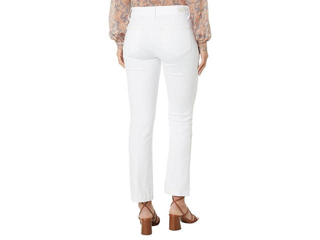 Paige Colette Crop Flare in Crisp White (Crisp White) Women's Jeans Product Image