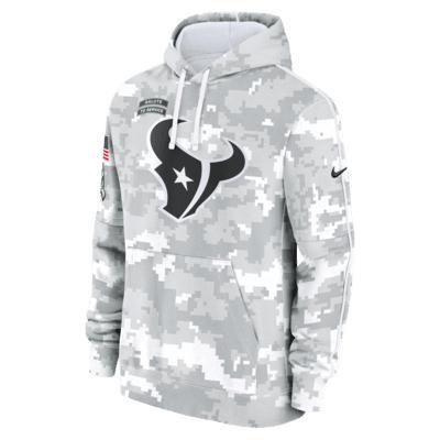 Houston Texans Salute to Service Primary Edge Club Nike Mens NFL Pullover Hoodie Product Image