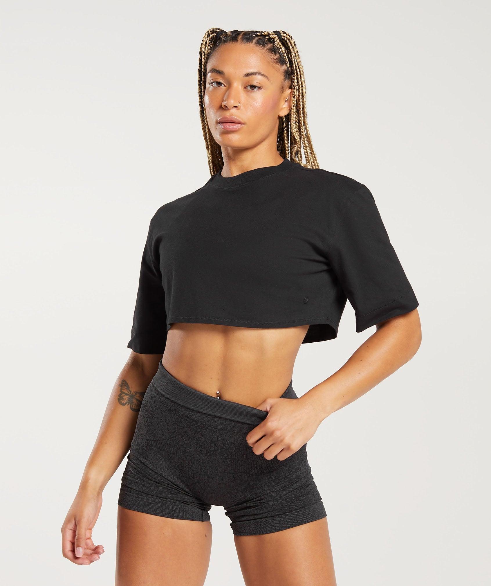 Cotton Boxy Crop Top product image