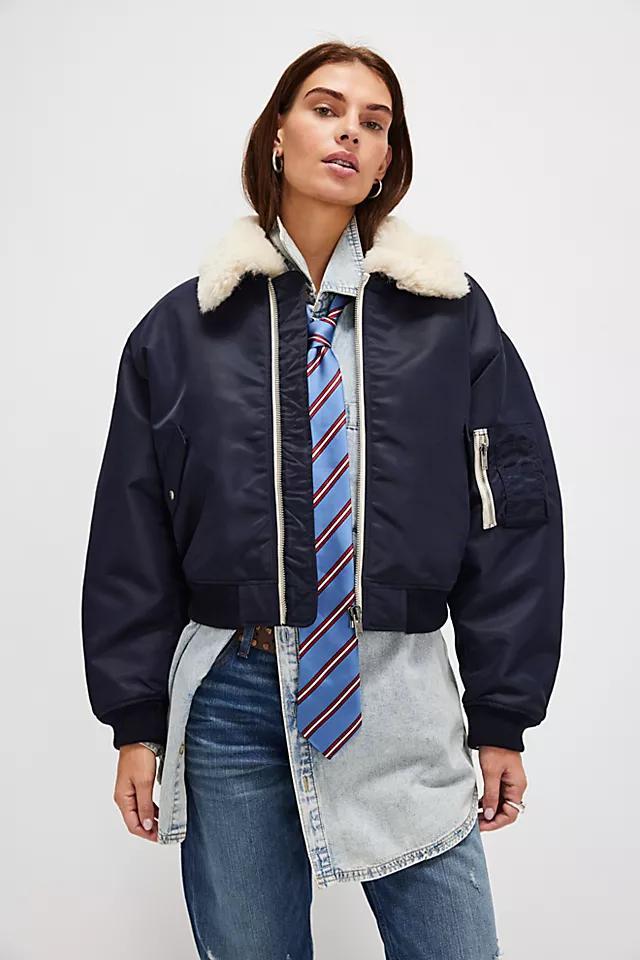 RE/DONE Shrunken Bomber Jacket Product Image