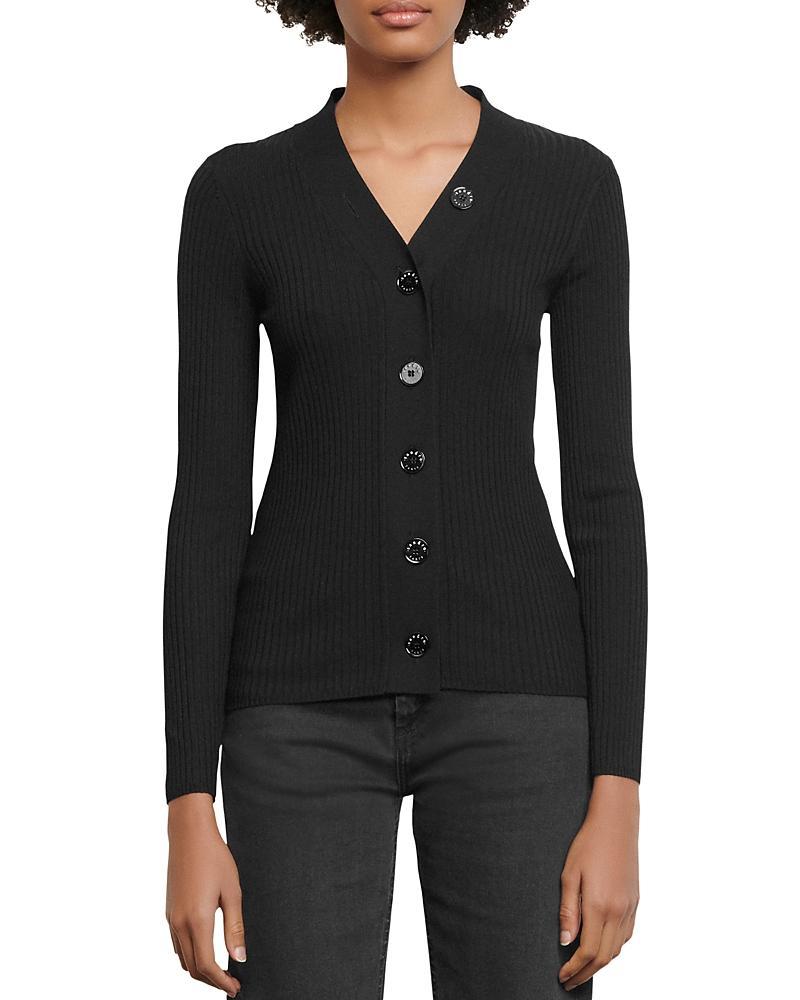 Womens Ribbed Cardigan Product Image