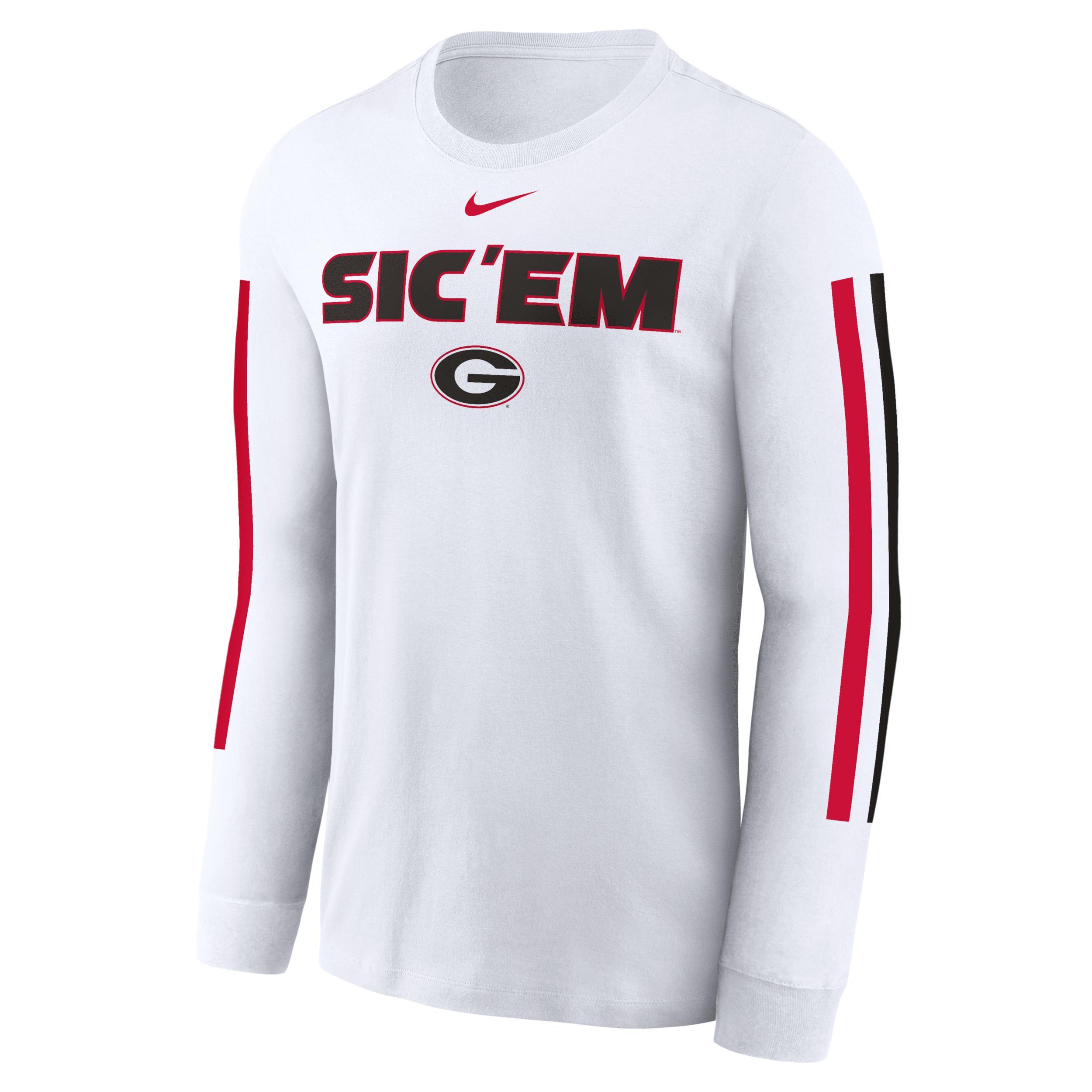 Georgia Bulldogs Local Spirit Slogan Nike Mens College Long-Sleeve T-Shirt Product Image