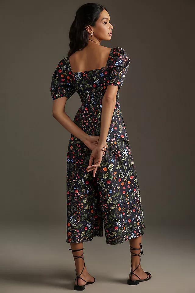 Hutch Puff-Sleeve Floral Jumpsuit Product Image