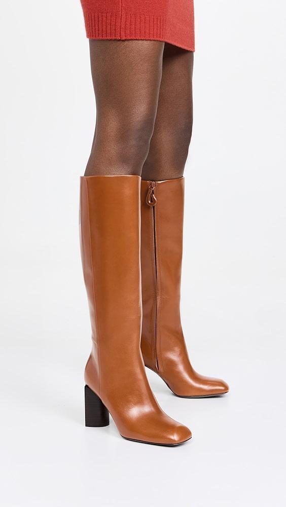 Tory Burch Twisted Heel High Boots 90mm | Shopbop Product Image