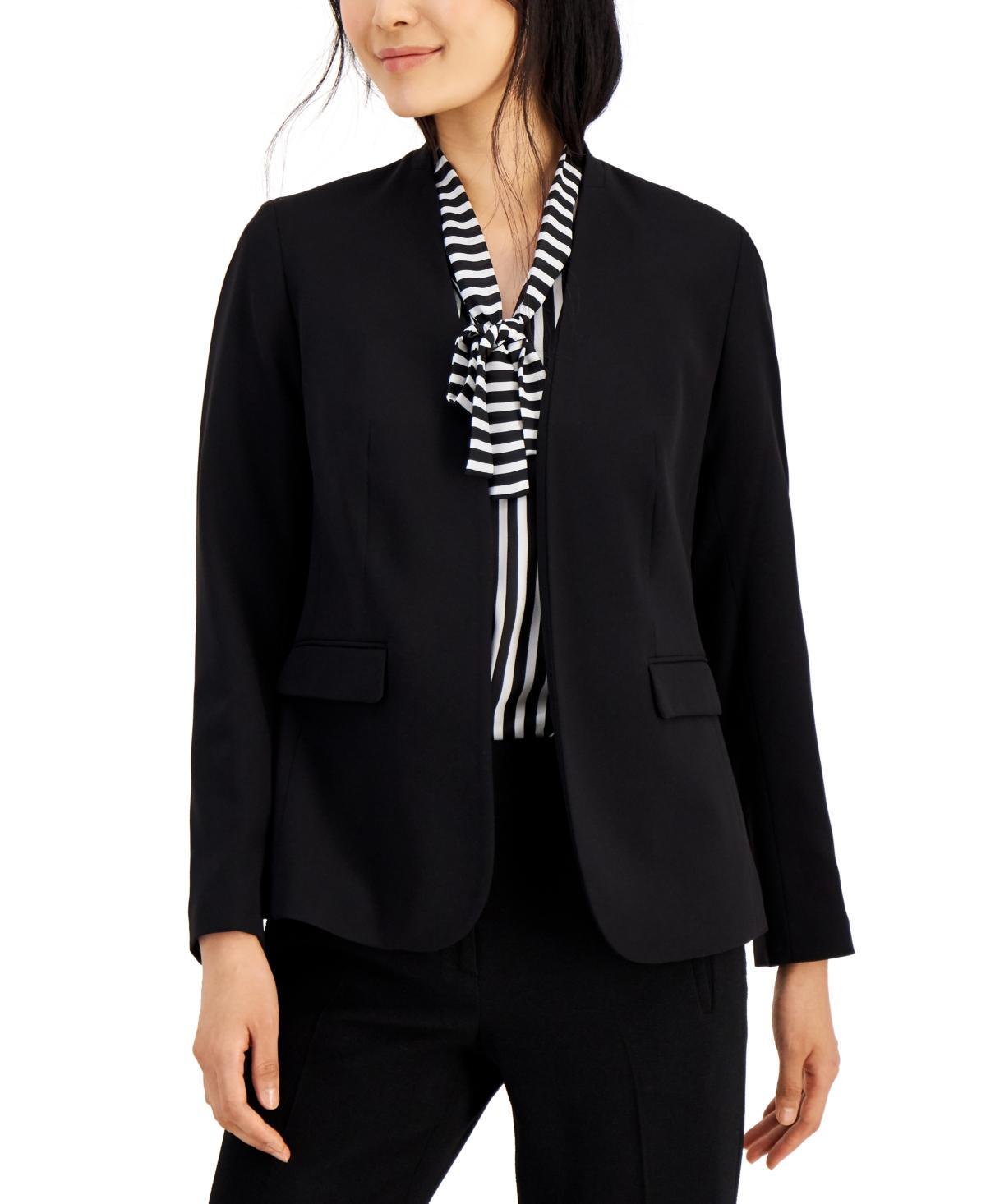 Bar Iii Womens Collarless Open-Front Blazer, Created for Macys Product Image