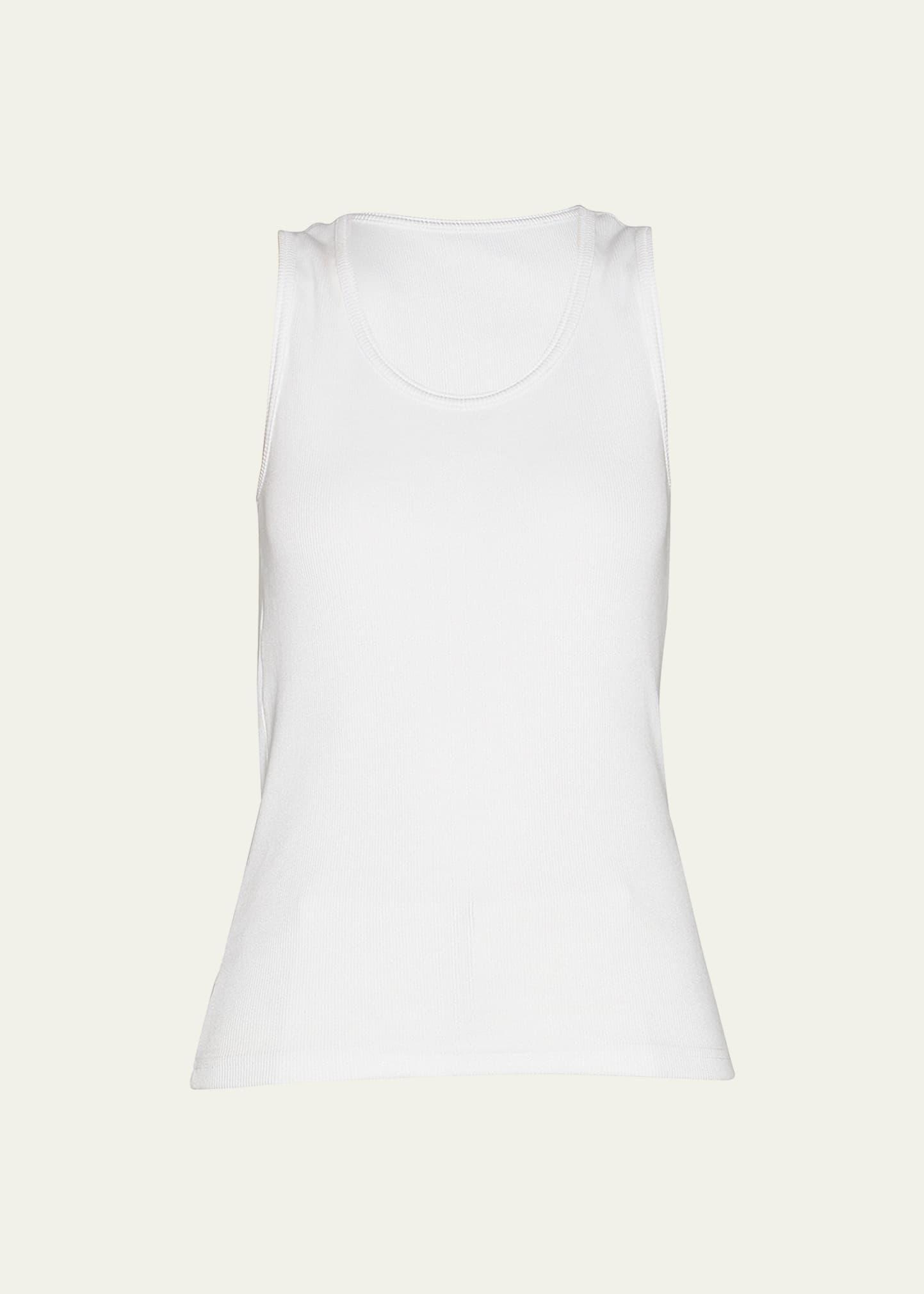 Womens Rib-Knit Oversized Tank Top Product Image