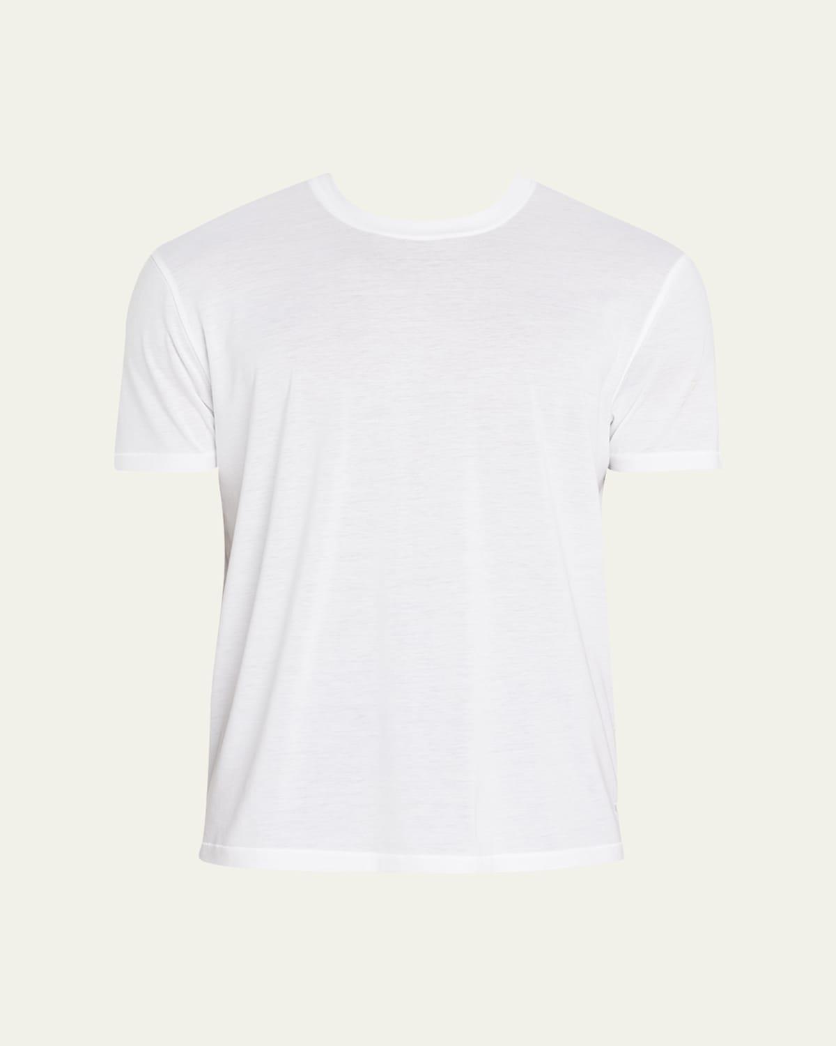 Mens Lyocell-Cotton Crewneck T-Shirt Product Image