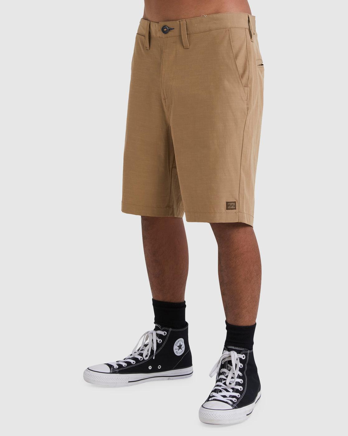 Crossfire Solid 20" Hybrid Submersible Shorts - Gravel Male Product Image