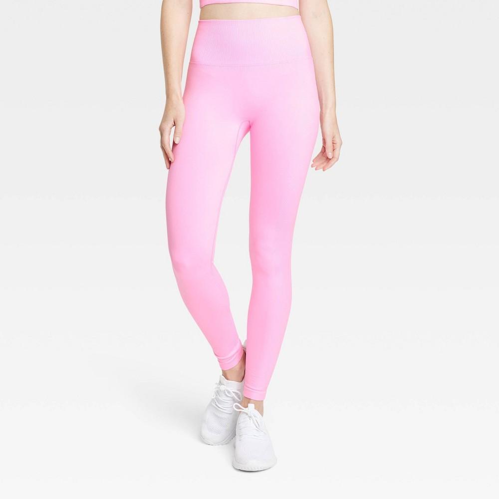 Womens Seamless High-Rise Leggings - All In Motion L Product Image