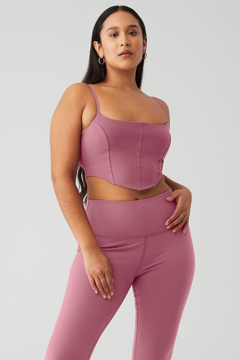 Alo Yoga | Soft Sculpt Bra Tank Top Pink Product Image