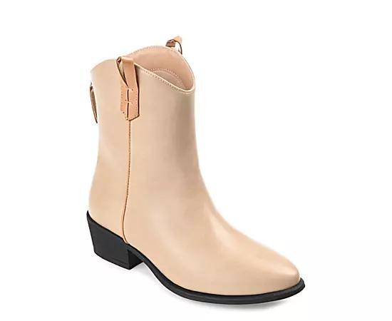 Journee Collection Womens Novva Western Ankle Boot Product Image