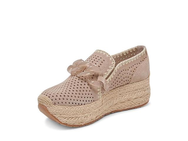 Dolce Vita Jhenee Espadrille Perf Perforated Suede) Women's Flat Shoes Product Image