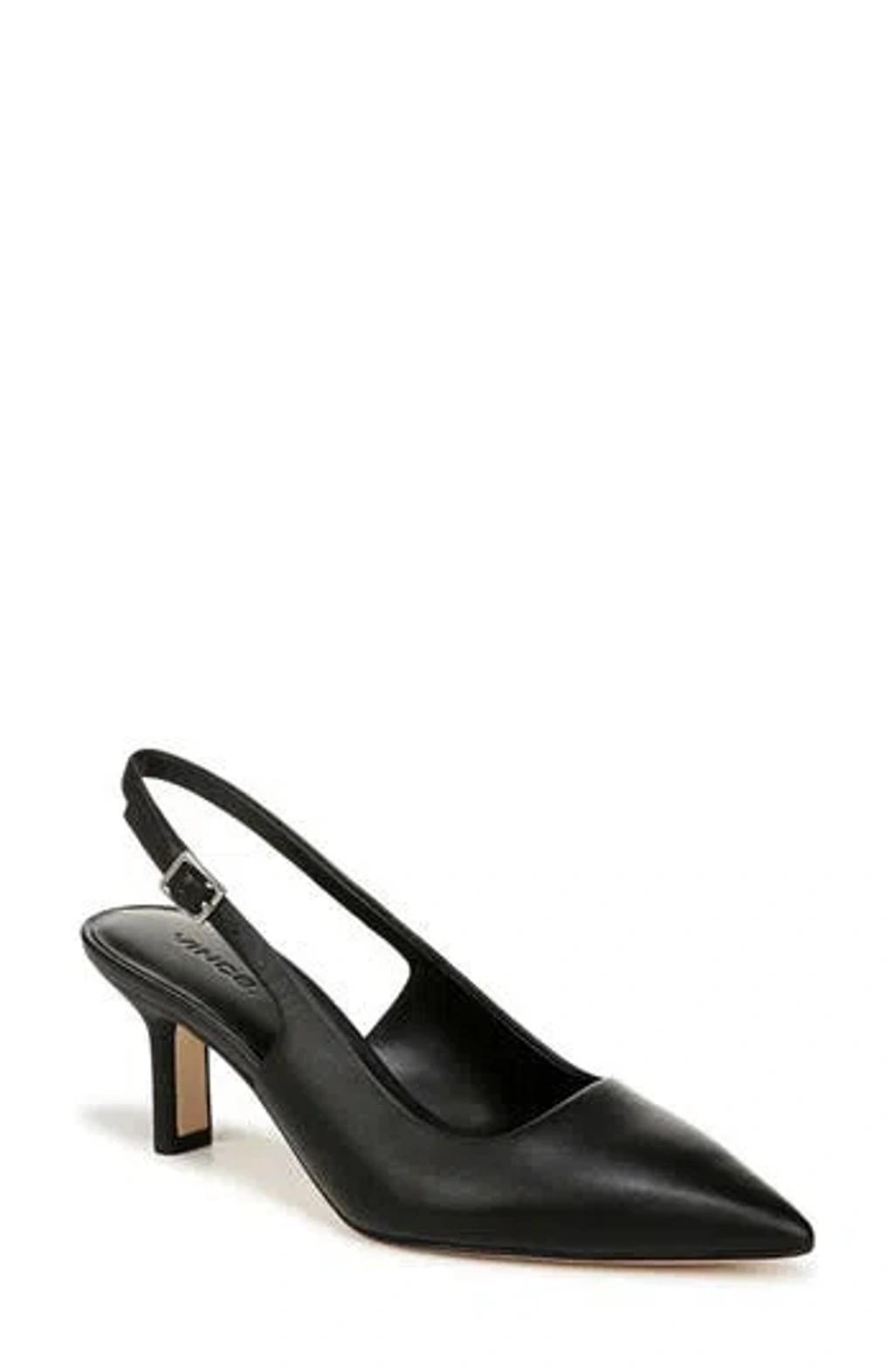 Pandora Pointed Toe Slingback Pump In Black product image