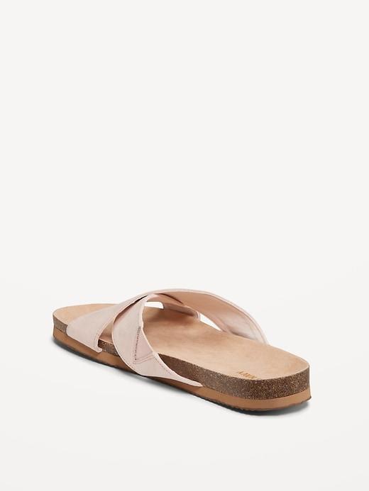 Cross-Strap Cork Sandals Product Image