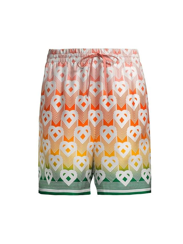 Mens Logo Silk Shorts Product Image